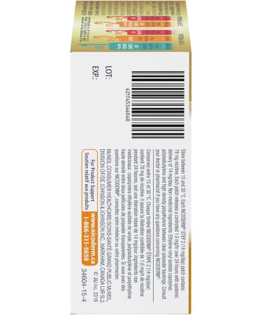 Nicoderm Step 2 Clear Patches Quit Smoking and Smoking Cessation Aid 14 mg of Nicotine/Day 7 Count Step 2 7 Patches - Buy Online on SooperMarket.com
