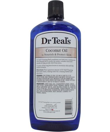 Dr Teal's Eucalyptus & Spearmint + Coconut Oil Foaming Bath (1000 mL each) Foaming Bath + Coconut oil - Buy Online on SooperMarket.com