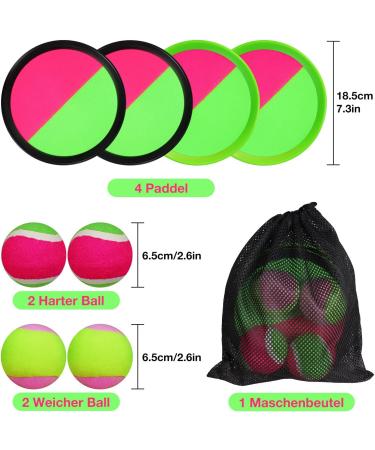Jiosdo Velcro Fishing Ball Game - Fun Outdoor Game for Kids Ages 3-6 | Throwing & Catching Toys for Garden Play - Buy Online on SooperMarket.com