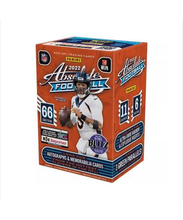 2022 Panini Absolute Football Trading Card Blaster Box (66 Cards)