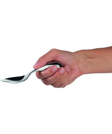 AMEFA Integral Spoon for Disabilities & Seniors | Ergonomic Aid Cutlery with Spherical Grip | Dishwasher Safe | 14.5 cm - Buy Online on SooperMarket.com