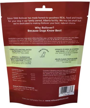 Rollover Functional Crunchy Biscuits - Beef with Spinach 250g - Buy Online on SooperMarket.com