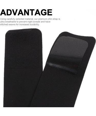Healvian Anti Snoring Chin Strap 2Pcs - Adjustable Stop Snoring Solution for Better Sleep - Black - Buy Online on SooperMarket.com