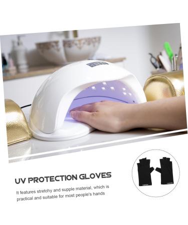 minkissy 4 Pairs Nail Protection Gloves Miss Protector Manicure Nylon - Buy Online on SooperMarket.com