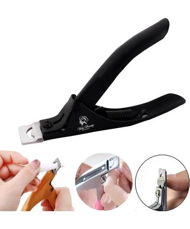 Professional Rustproof Nail Clippers for Acrylic Gel Nails - Black - Buy Online on SooperMarket.com