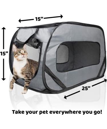 Puppy Playpen & Poop-Up Cat Tent | Foldable Pet Playpen for Dogs & Cats - Downtown Pet Supply - Buy Online on SooperMarket.com