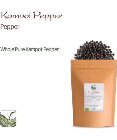 Cambodian Kampot Pepper - Premium Black Peppercorns 40g - Buy Online on SooperMarket.com