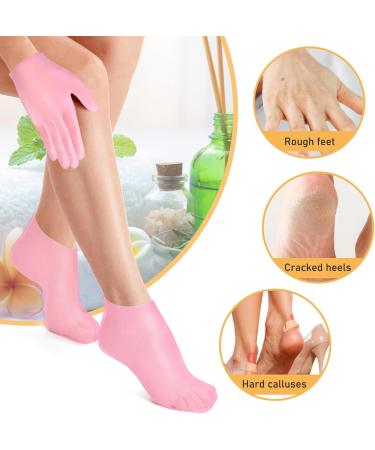 Shop Sunoya Moisturizing Socks - 3 Pairs of Silicone Anti-Slip Foot Spa Gel Socks for Dry Cracked Feet | International Shipping Available - Buy Online on SooperMarket.com