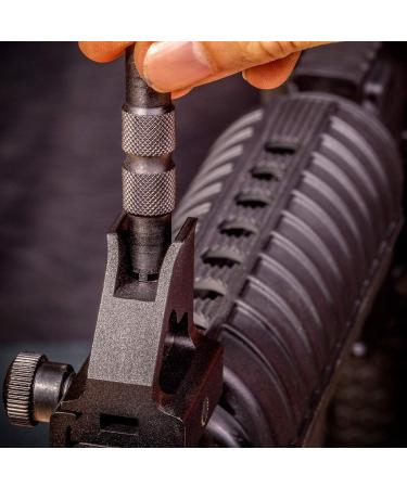 Real Avid Front Sight Adjuster - Universal Tool for A1 and A2 Type Front Sights | Black/Tan - Buy Online on SooperMarket.com