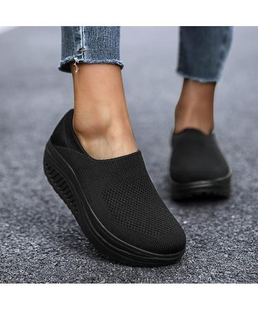 Shop Women's Fitness Shoes - Comfortable Barefoot Sneakers Flat Slippers & Diabetic Options in Black - Size 42 EU - Buy Online on SooperMarket.com