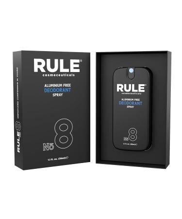 Buy RULE Body Spray Deodorant for Men - Aluminum Free Natural Ingredients Long Lasting Odor Neutralizer Vegan & Cruelty-Free - 1.1 oz - Buy Online on SooperMarket.com