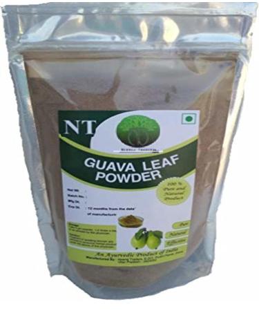 QURA Guava Leaves Powder|Psidium guajava|Dried Pure Guava Leaf |Amrood Patti - 400 Gm