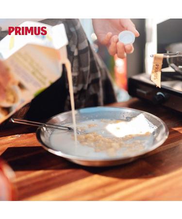 Primus CampFire Serving Kit: Stainless Steel Plates, Bowl, and Silicone Lid for Camping - Buy Online on SooperMarket.com