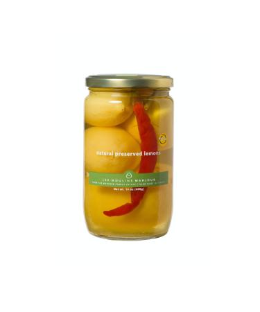 Moulins Mahjoub Organic Preserved Lemons 400g in Glass Jar