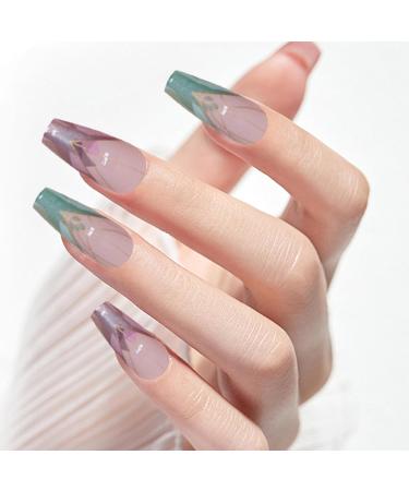 Press on Nails for Women - Irregular Multipurpose False Nails | Portable Supplies Cute False Nails for Holiday Dates Family Gatherings - Buy Online on SooperMarket.com