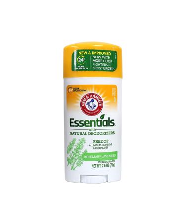 Arm & Hammer Essentials with Natural Deodorizers Deodorant Fresh Rosemary Lavender 2.5 oz (71 g)