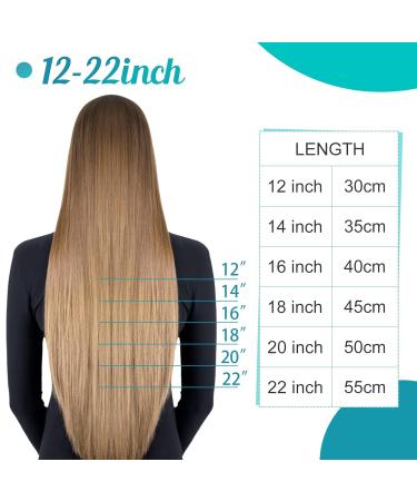 FSHINE 40cm Real Hair Tape Extensions - Ash Blonde Highlight 20 Remy Hair Pieces Invisible Adhesive #18P613 - Quality Bleaching Blonde Hair Extensions - Buy Online on SooperMarket.com