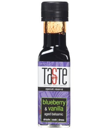 Gourmet Spice Company Blueberry and Vanilla Aged Balsamic Vinegar 100 ml Blueberry Vanilla 100 ml (Pack of 1)