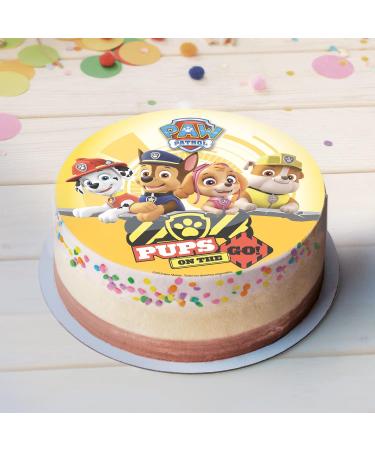Dekora 160129 for PAW PATROL fans Round 20cm Edible WAFER cake topper. - Buy Online on SooperMarket.com