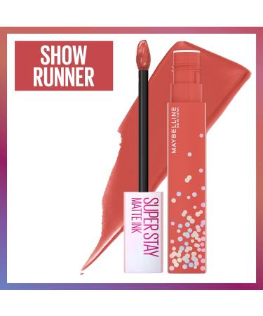 Maybelline Super Stay Matte Ink Liquid Lipstick - Limited Edition Birthday Cake Scented Shade Show Runner 0.17 Fl Oz - Buy Online on SooperMarket.com