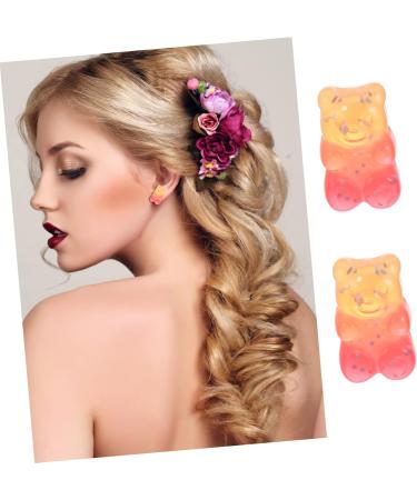 Gogogmee 50pcs Resin Hairpin Charms Head Bear Accessories Earrings Diy Headwear Ties Charm Headdress - Buy Online on SooperMarket.com