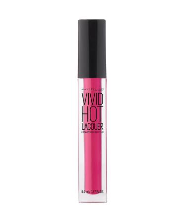 Maybelline New York Color Sensational Vivid Hot Lacquer Lip Gloss Sassy 0.17 Fluid Ounce