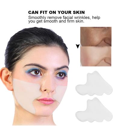 Anti Wrinkle Face Patch Silicone Reusable Self-Adhesive Sticker For Chest Eye Neck Silicone Patches For Chest Promotes Collagen Production Hydrating Effect - Buy Online on SooperMarket.com