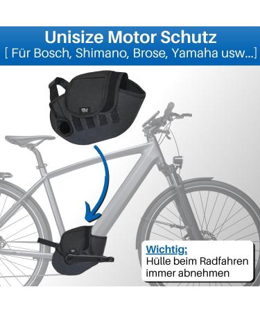 Hilo Sports E-Bike Engine Protective Cover | Universal Fit for Bosch Shimano Brose Yamaha | Waterproof Neoprene Protection for Bicycle Transport - Buy Online on SooperMarket.com