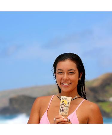 Kokua Sun Care SPF 50/80 Lotion - Hawaiian Reef Safe Non Nano Zinc Oxide Sunscreen for Face & Body - Moisturizing Mineral Sun Protection Cream - Water Resistant - Cruelty Free & Vegan - Buy Online on SooperMarket.com