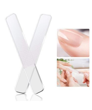 MRNHA Glass Nail Shiner - Nano Glass Nail Files Crystal Nail Buffer Shine Polisher For Natural Fingernails Toenails