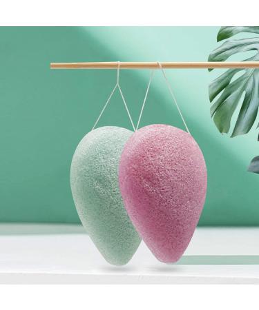 Linkidea 6 Pack Konjac Facial Sponges for Deep Cleansing and Exfoliating - Gentle Face & Body Scrubber for Makeup & Shower - Buy Online on SooperMarket.com