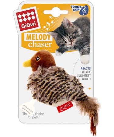 Gigwi Interactive Cat Toys: Squeaking Melody Chaser for Solo Play - Fun and Stimulating Kitten Toy for Boredom Birds - Buy Online on SooperMarket.com