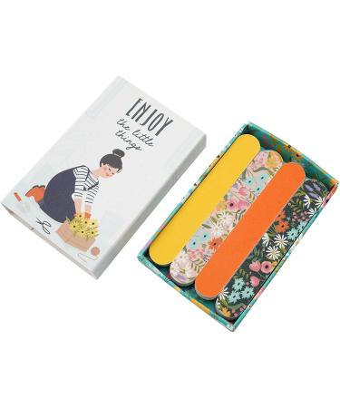 CGB Giftware | Set of 4 Matchbox Flower Nail Files | Beauty Nail Accessory | Manicure Pedicure | Gift for Her | The Flower Market Range | GB07118 - Buy Online on SooperMarket.com