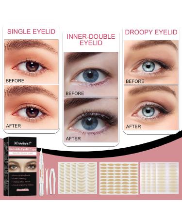 Ultra Invisible Double Eyelid Lifter Strips - Instant Lift for Heavy, Hooded, Uneven Eyelids - Buy Online on SooperMarket.com