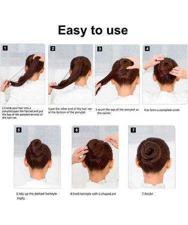 Bezavea 30Pcs Brown Invisible Hair Nets for Women & Girls - Ballet Bun, Dance, Catering, Nurse - Elastic Edge Mesh Hair Net - Buy Online on SooperMarket.com