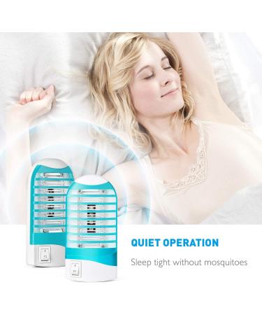 Indoor Bug Zapper Plug in - Electric Mosquito Killer Trap for Home - Gnat and Fly Eliminator - 4 Pack - Buy Online on SooperMarket.com