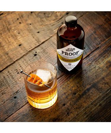 Proof Syrup Old Fashioned Cocktail Mixer (16 oz) | All-Natural Hand-Crafted Syrup with Real Bitters | Makes 32 Cocktails - Buy Online on SooperMarket.com