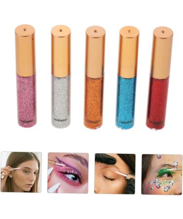 FOYTOKI 5pcs Stage Makeup Eye Shadow Sticks Glitter Eye Glitter Liquid - Buy Online on SooperMarket.com