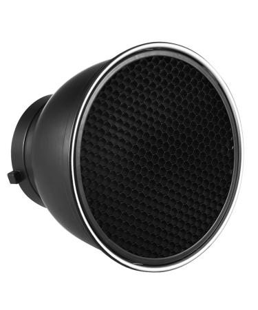 Andoer 7" Standard Reflector Diffuser Lamp Shade Dish with 60 Honeycomb Grid for Bowens Mount Studio Strobe Flash Light Speedlite (Without Soft Cloth)