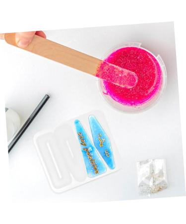 STOBOK 10 Pcs Hairpin Silicone Mold Resin Tray Molds Keychain Resin Mold Crystal Template Girl - Buy Online on SooperMarket.com