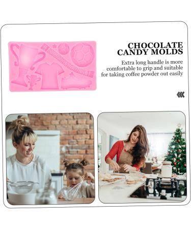Toddmomy Sports Ball Jelly Trophy Mold Silicone Adorable Cookie Mold Silica Gel Pink Paper Cup Sport Balls aldult Soccer Shoes epoxy Resin Cookie Making molds Trophy Tool - Buy Online on SooperMarket.com