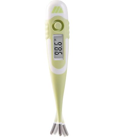MABIS 9-Second Waterproof Digital Thermometer | Flexible Tip for Fast Readings | Oral, Rectal, Underarm | Babies, Children, Adults | Green - Buy Online on SooperMarket.com