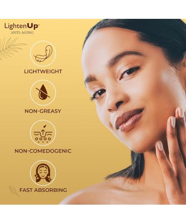 LightenUp Collagen Cream - Anti-Aging Moisturizer with Hyaluronic Acid for Face & Neck Fine Lines & Age Spots 1 fl oz Made in USA - Buy Online on SooperMarket.com