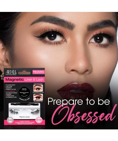 Ardell Magnetic Gel EyeLiner & False Lashes Accent 002 - 1 Set | Easy Application & Stunning Results - Buy Online on SooperMarket.com