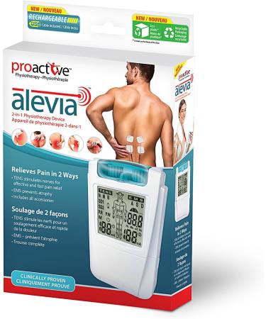 ProActive Alevia 2-in-1 Tens and EMS Unit For Pain Management Grey 503.5 g (Pack of 1) - Buy Online on SooperMarket.com