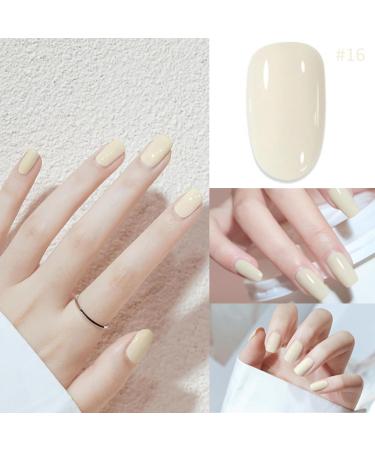 TBeautfave Creamy White Nail Varnish Quick Dry & Long Lasting Nail Varnish Pastel Nail Polish Non-Toxic Water Based Formula Natural Nail Polish for DIY Nail Art No Need Cure CreamyWhite - Buy Online on SooperMarket.com