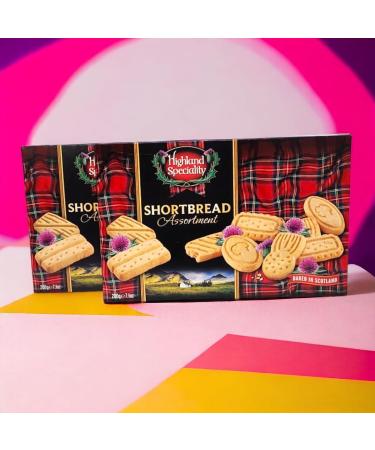Shortbread Cookies Assortment Traditional Scottish Flavors 200g Twin Pack Tea Party - Buy Online on SooperMarket.com