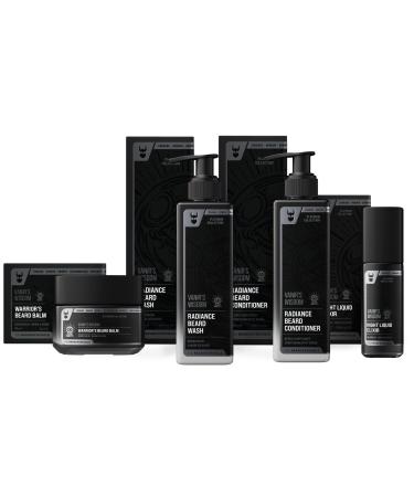 The Beard Struggle Men's Beard Care Kit Including Beard Balm Beard Oil Beard Wash & Beard Conditioner - Platinum Collection - Vanir's Wisdom