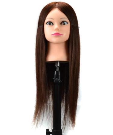 Tailor puppet female adjustable human hair ladder training can be permed hair curls practice headform styling braided dummy head-plate hair-comprehensive wig tailoring bust stand