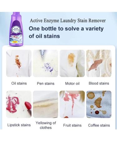 Qosneoun Urcstyle Stain Remover Urcstyle Laundry Stain Remover Homezo Laundry Stain Remover Active Enzyme Laundry Stain Remover Stain Remover for Clothes Quick Laundry Dry Cleaner (3 Pcs) - Buy Online on SooperMarket.com